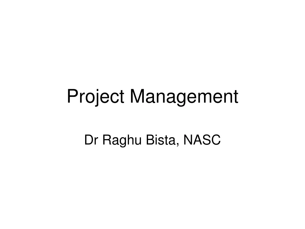 project management