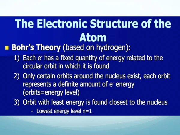 Each energy level of the hydrogen atom has a certain number of orbitals available for electrons