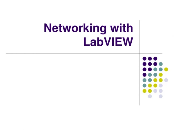 Networking with LabVIEW