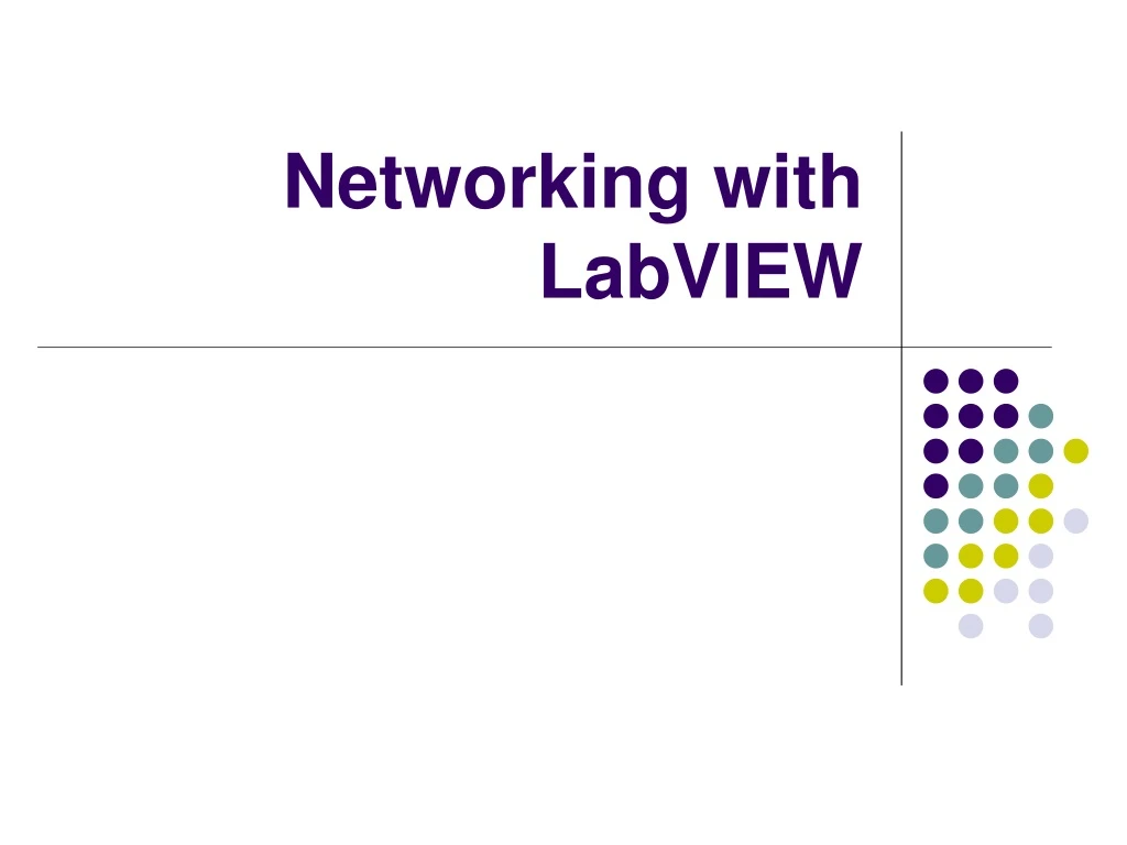 networking with labview