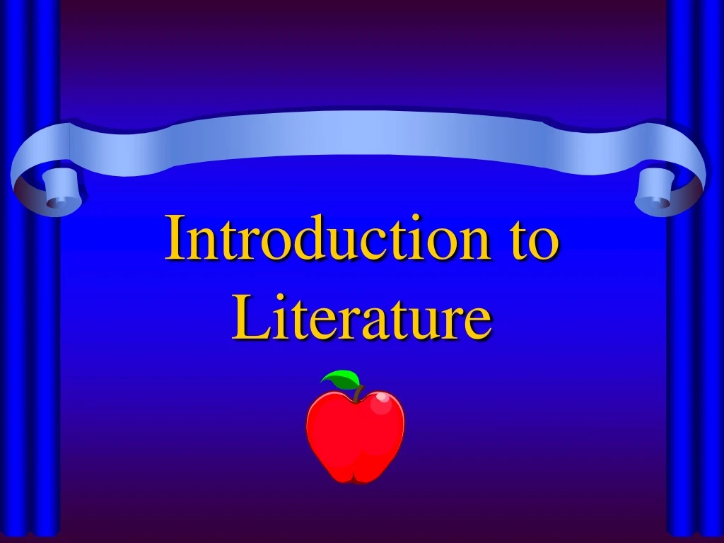 introduction to literature