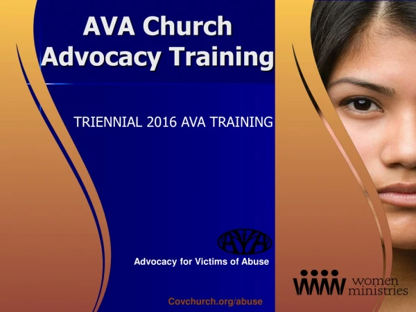 AVA Church Advocacy Training