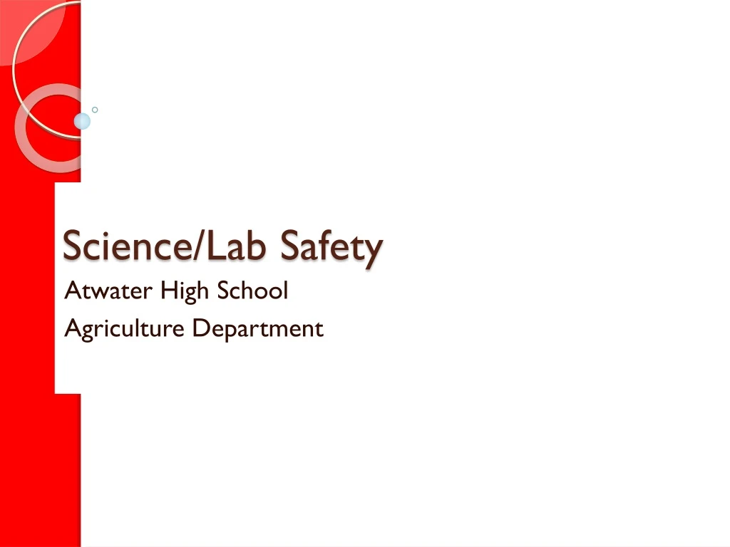 science lab safety