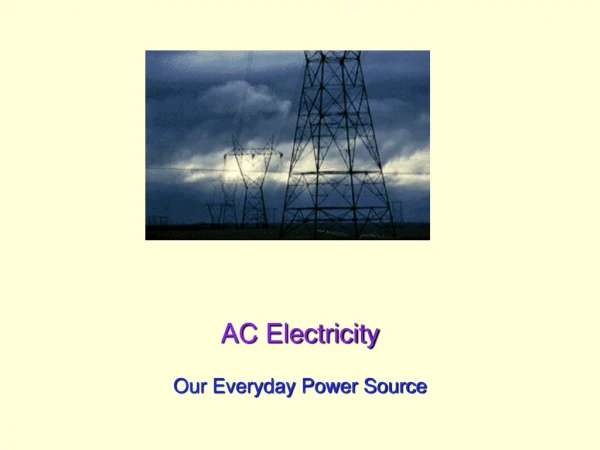 AC Electricity