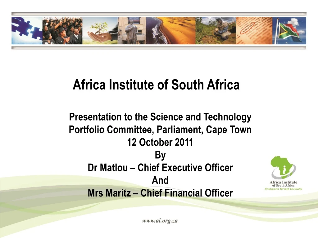 africa institute of south africa