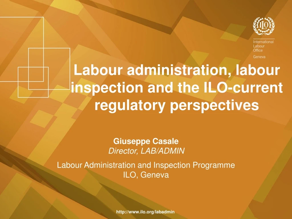 labour administration labour inspection