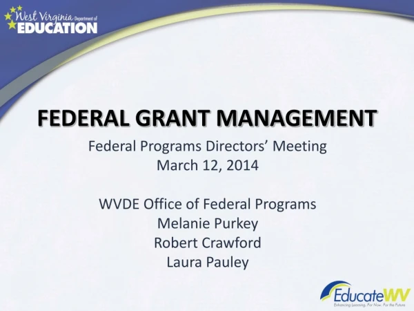 Federal Grant Management