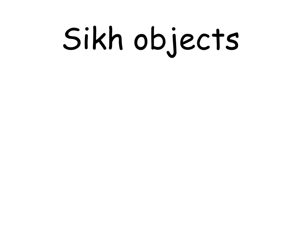 sikh objects