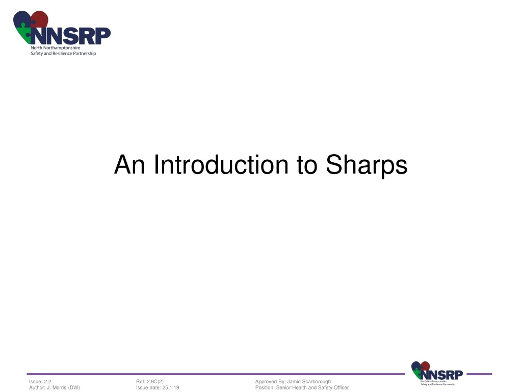 an introduction to sharps