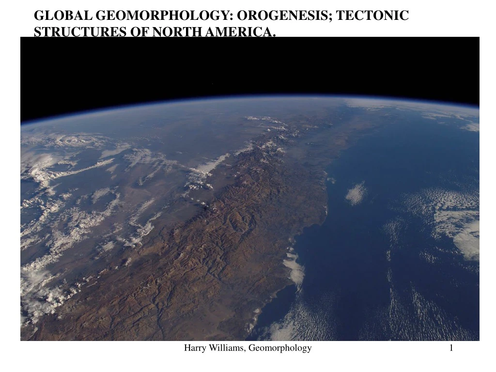 global geomorphology orogenesis tectonic