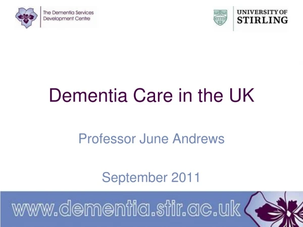 Dementia Care in the UK