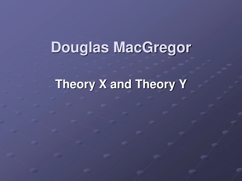 douglas macgregor