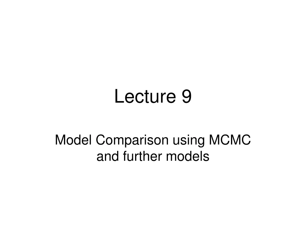 lecture 9