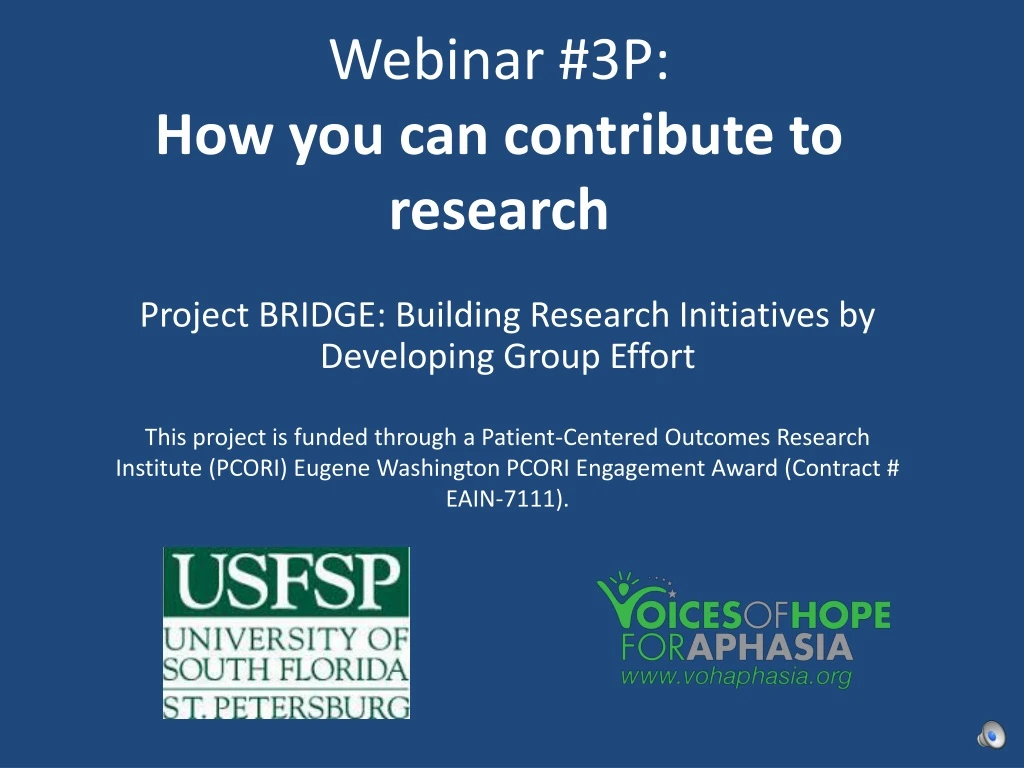 webinar 3p how you can contribute to research