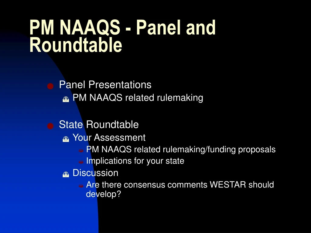 pm naaqs panel and roundtable
