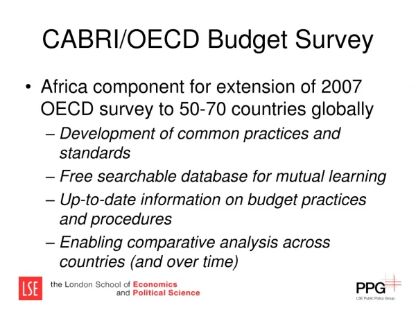 CABRI/OECD Budget Survey