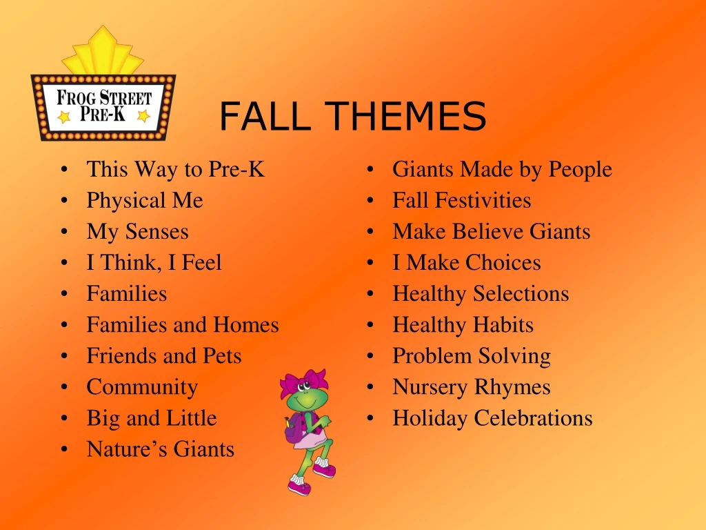 fall themes