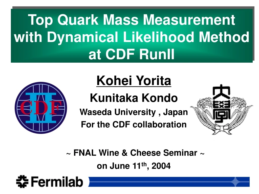 top quark mass measurement with dynamical likelihood method at cdf runii