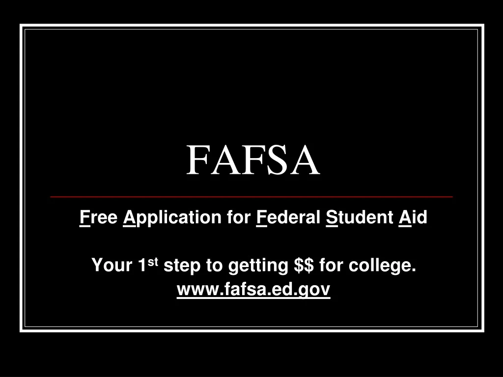 fafsa