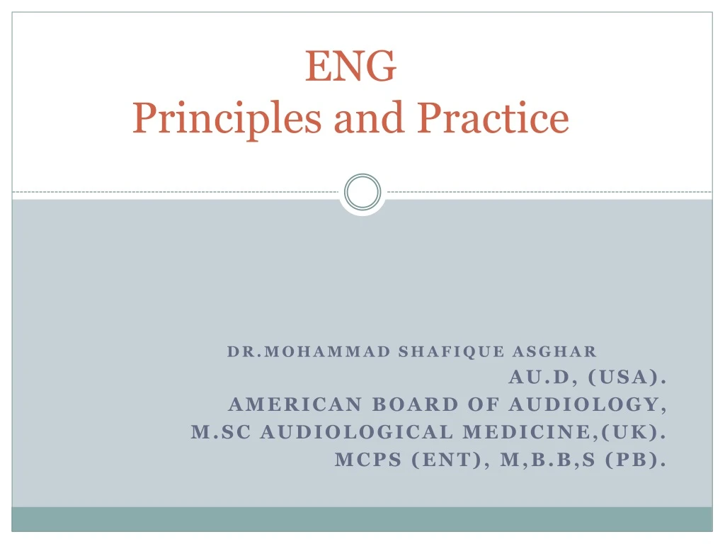 eng principles and practice