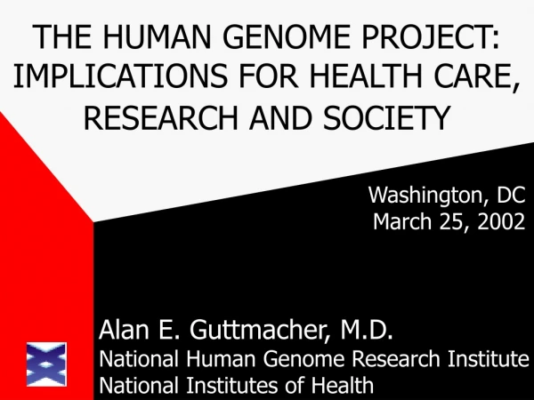 THE HUMAN GENOME PROJECT: IMPLICATIONS FOR HEALTH CARE, RESEARCH AND SOCIETY