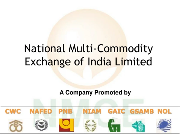 National Multi-Commodity Exchange of India Limited