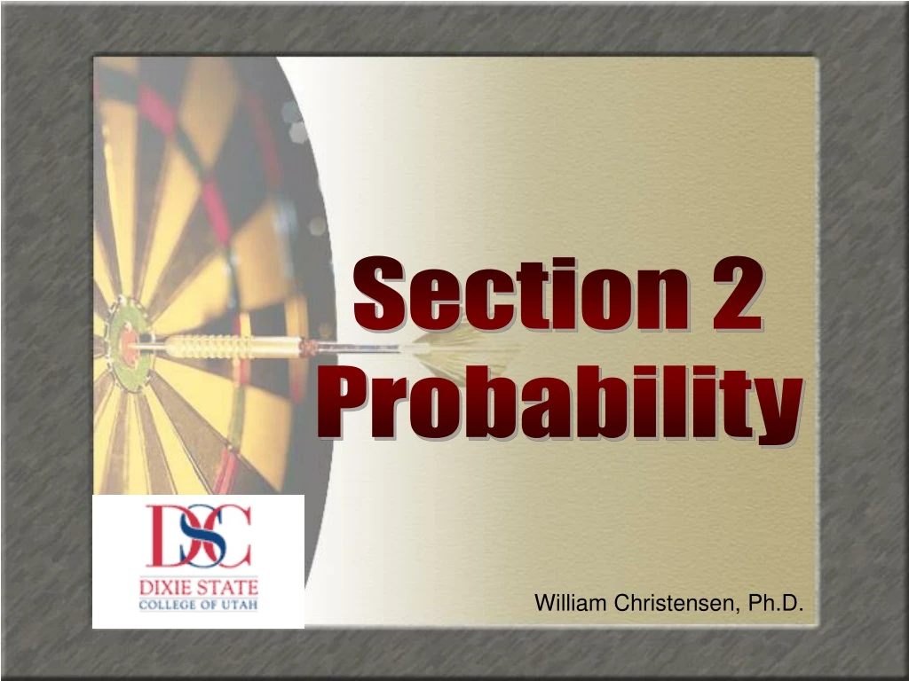 section 2 probability