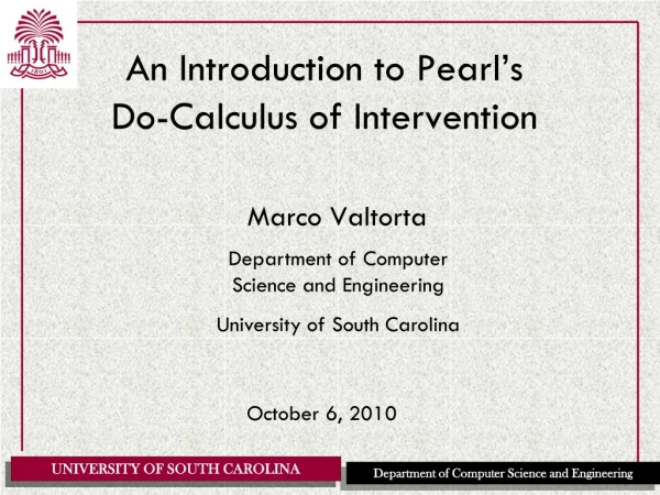 An Introduction to Pearl’s  Do-Calculus of Intervention
