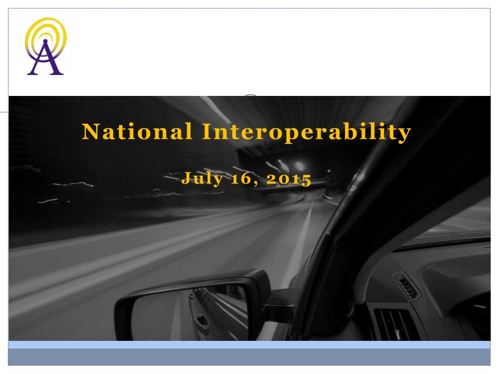 national interoperability july 16 2015