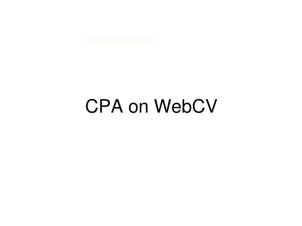 cpa on webcv