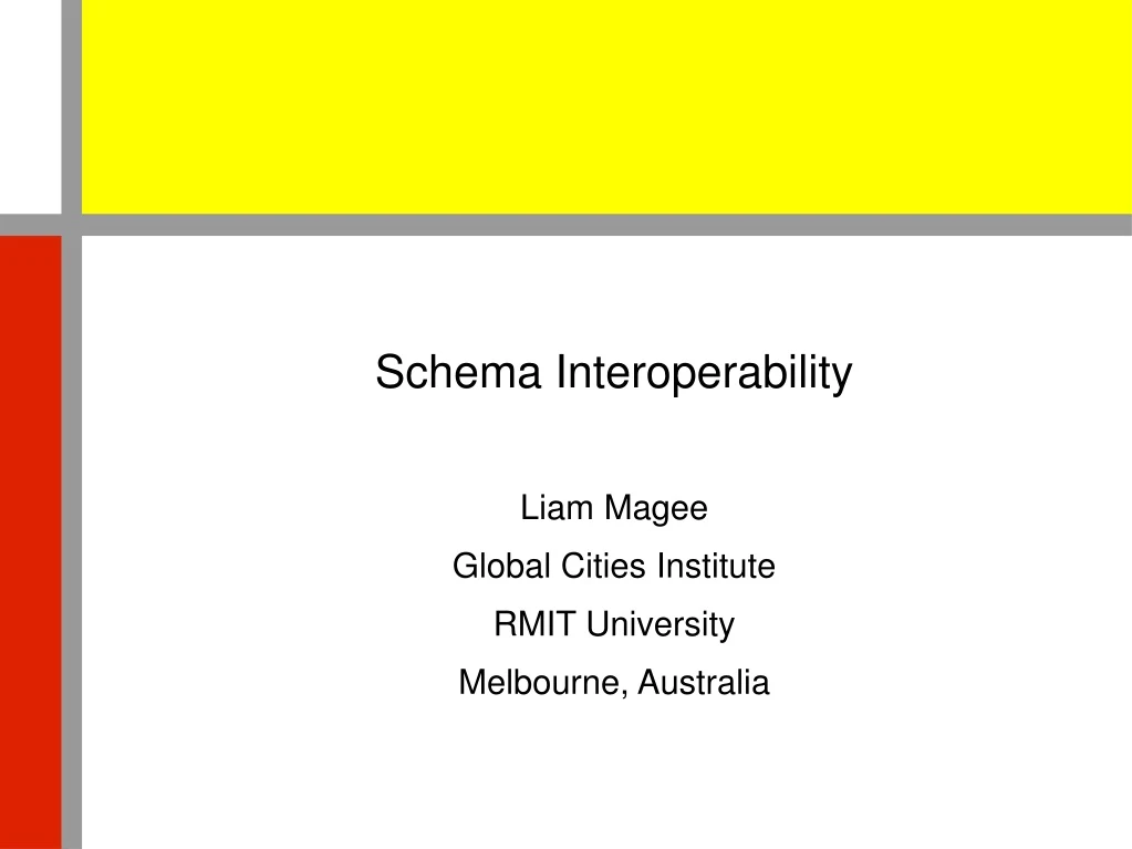 schema interoperability liam magee global cities