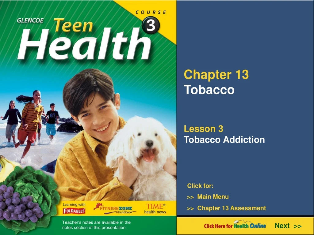 chapter 13 tobacco