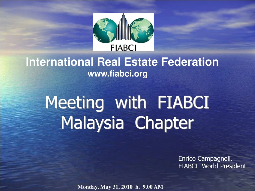 meeting with fiabci malaysia chapter