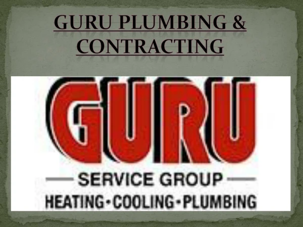 Plumbing Contractors Surrey