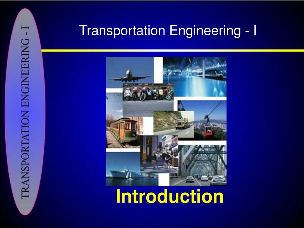 transportation engineering i