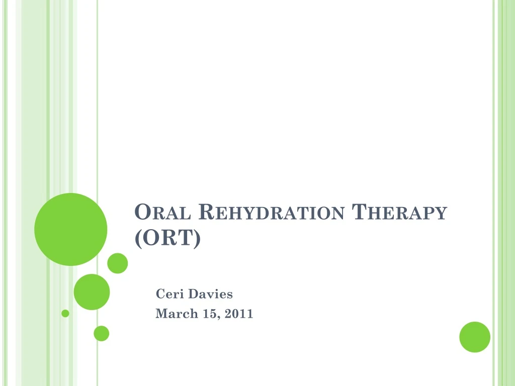 oral rehydration therapy ort