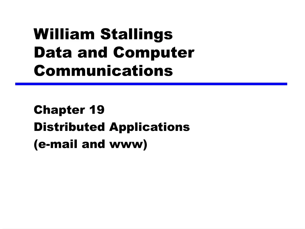 william stallings data and computer communications