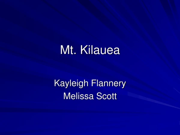 Mt. Kilauea