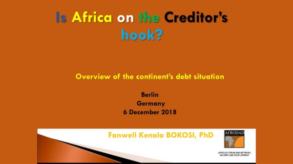 Is  Africa on the Creditor’s  hook?