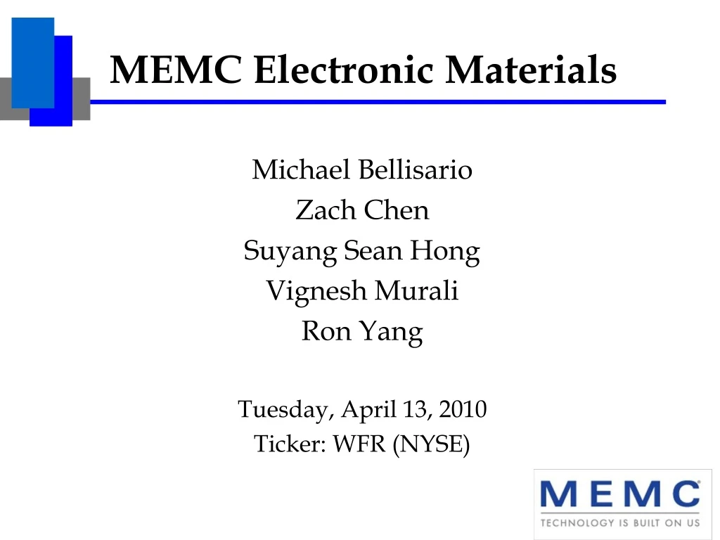 memc electronic materials