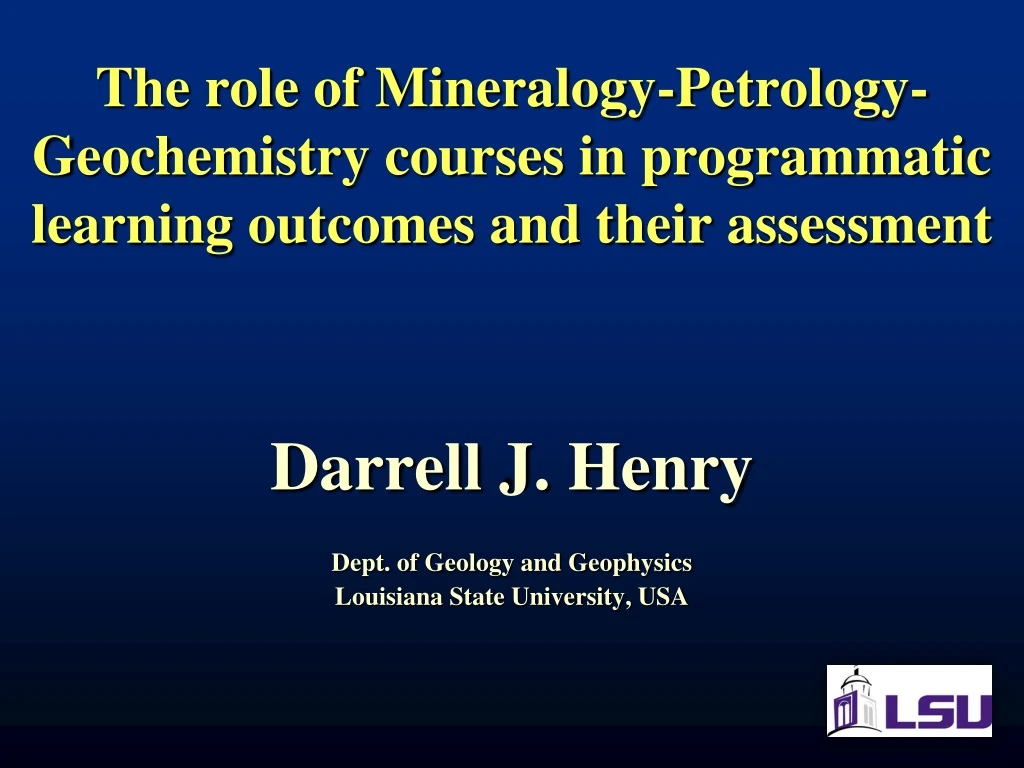 the role of mineralogy petrology geochemistry