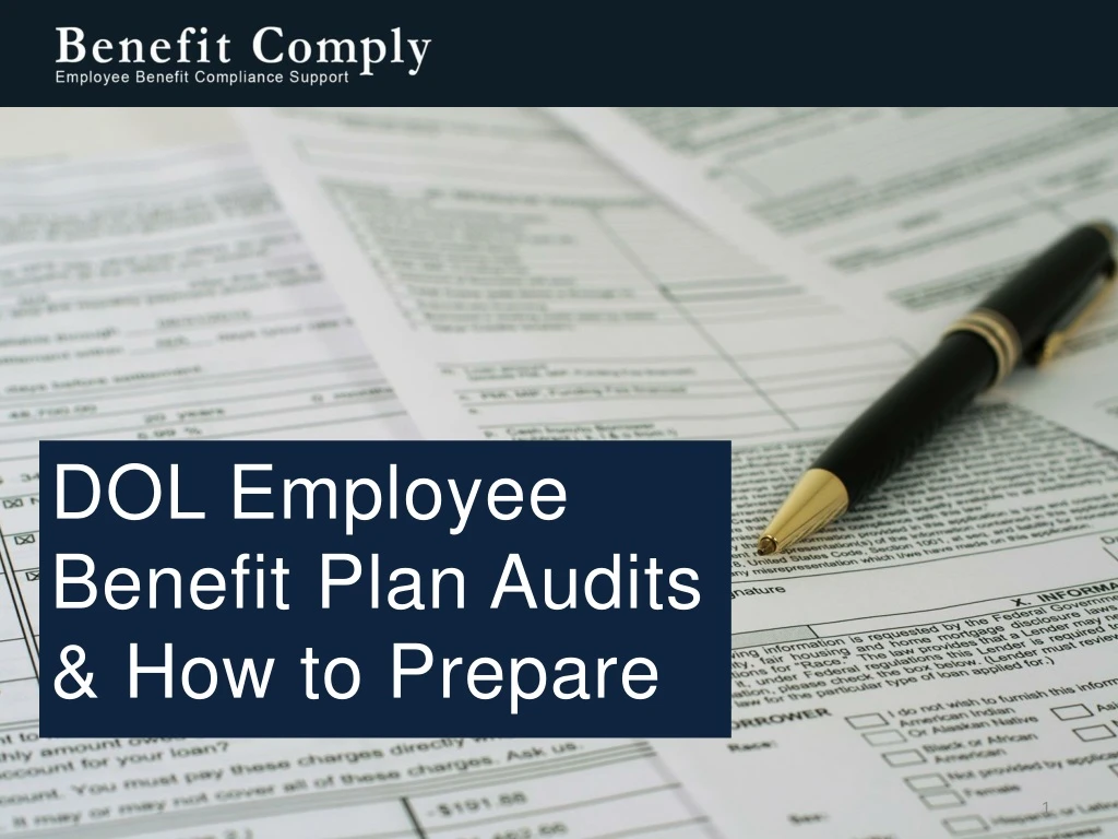 dol employee benefit plan audits how to prepare