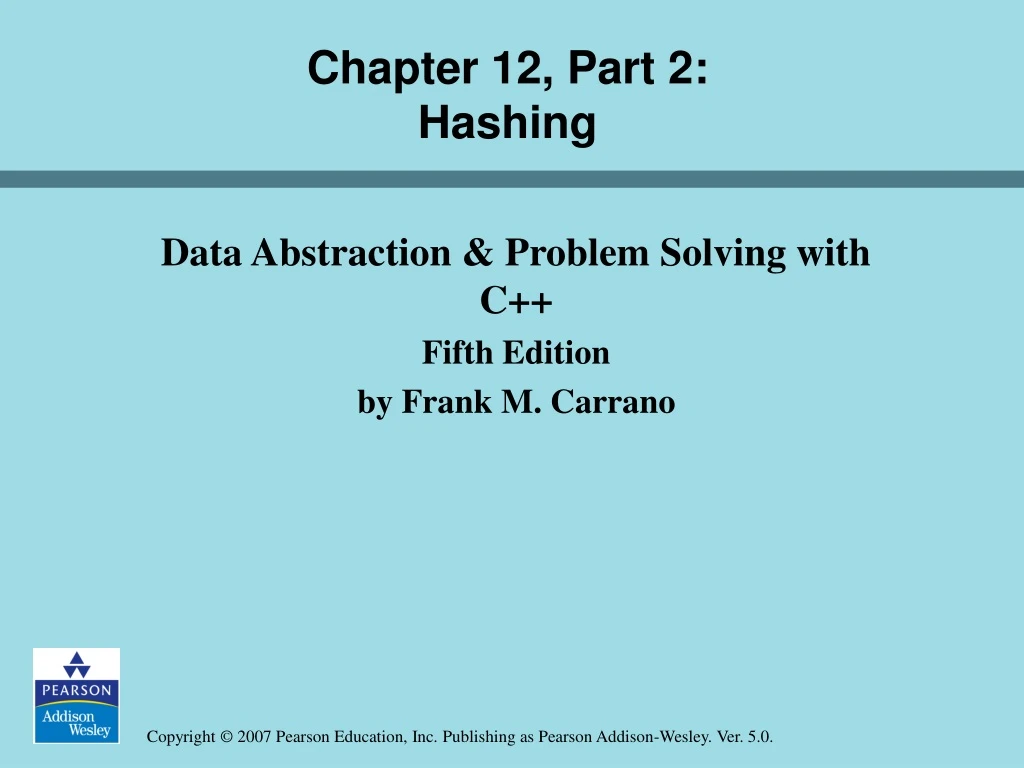 chapter 12 part 2 hashing