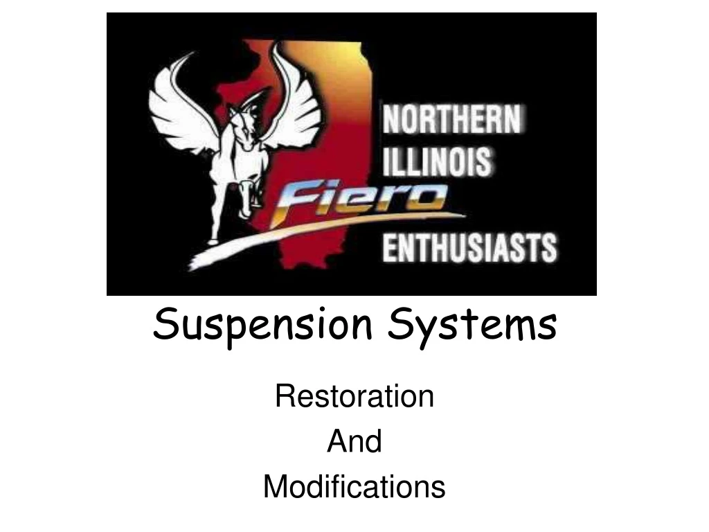 suspension systems