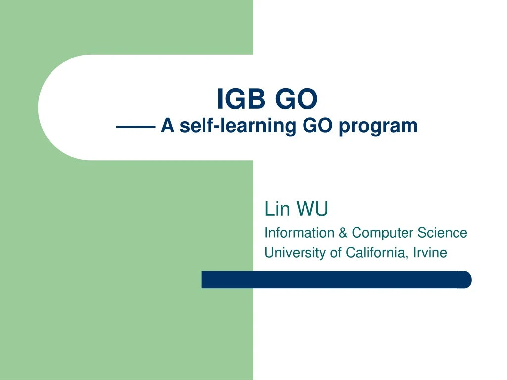 igb go a self learning go program