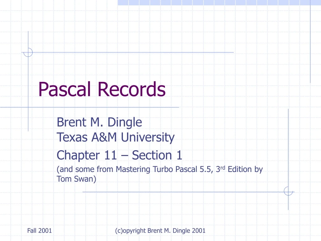 pascal records