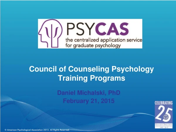 Council  of Counseling Psychology Training Programs