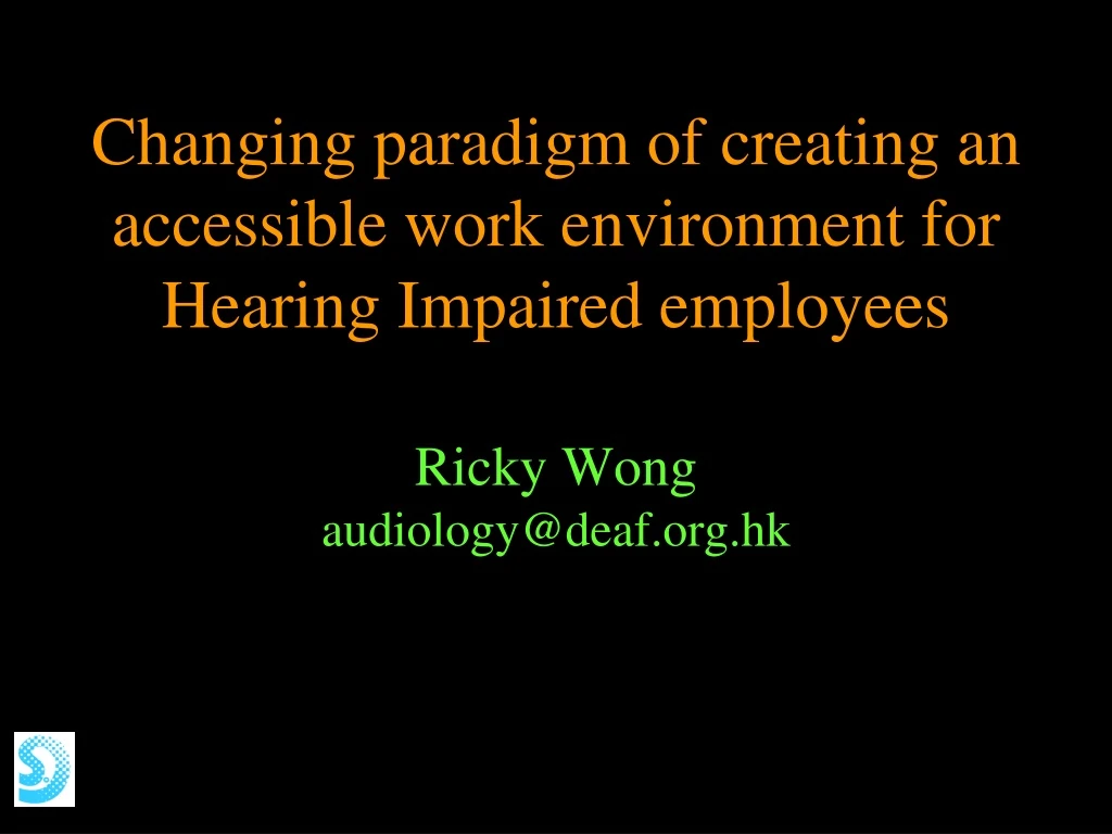 ricky wong audiology@deaf org hk