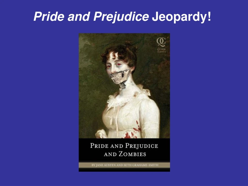 pride and prejudice jeopardy