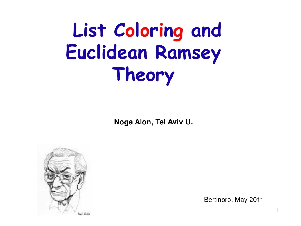 list c o l o r i n g and euclidean ramsey theory